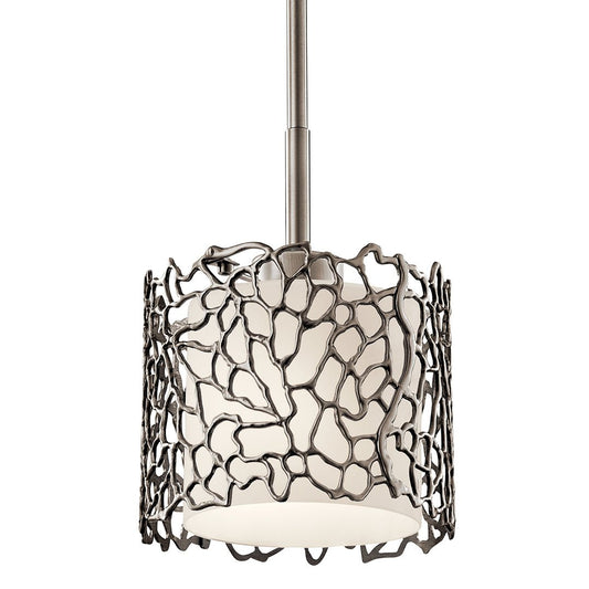 KICHLER-43349CLPKICHLER Silver Coral 1 Light Mini Pendant -
