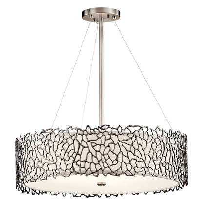 KICHLER-43347CLPKICHLER Silver Coral 43347 22" 4-Light Chandelier
