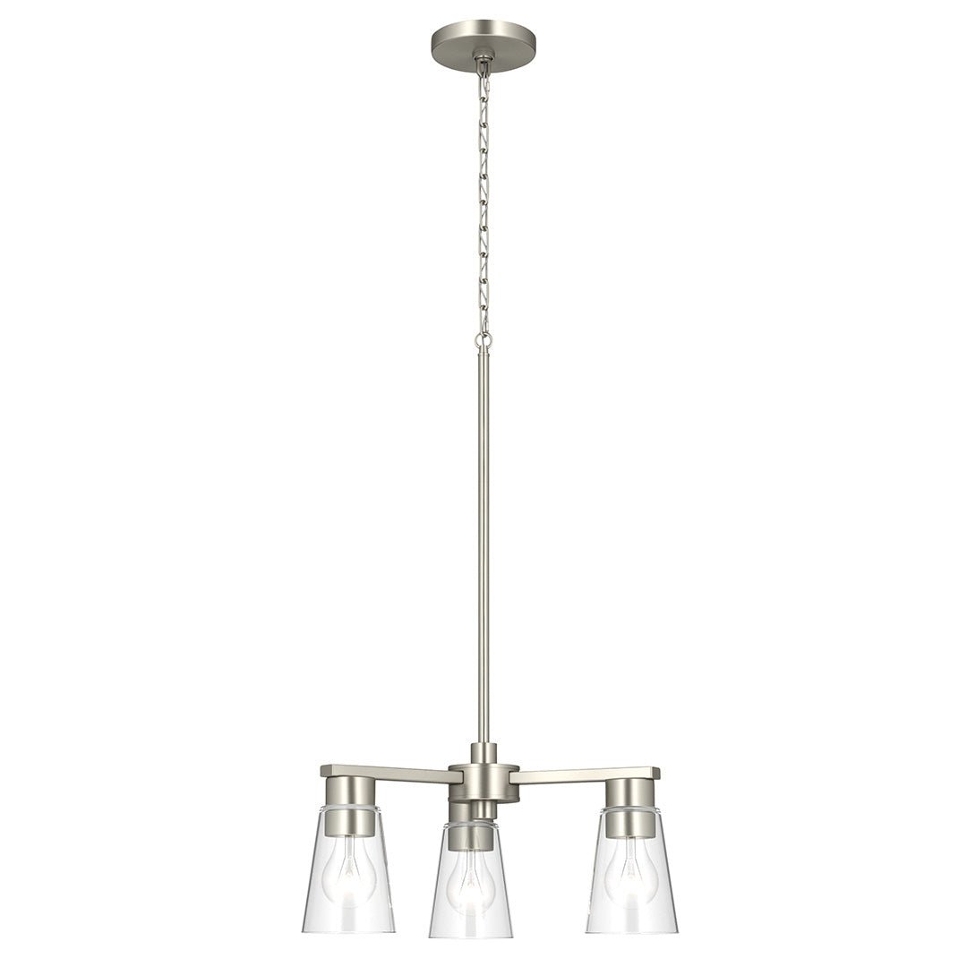 KICHLER-52435NICLRKICHLER Stamos 52435 18" 3-Light Chandelier