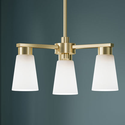 KICHLER-52435OZCLRKICHLER Stamos 52435 18" 3-Light Chandelier