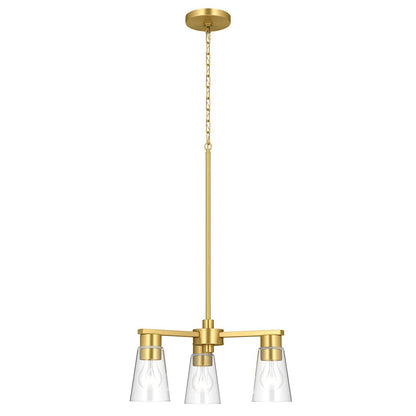 KICHLER-52435BGCLRKICHLER Stamos 52435 18" 3-Light Chandelier
