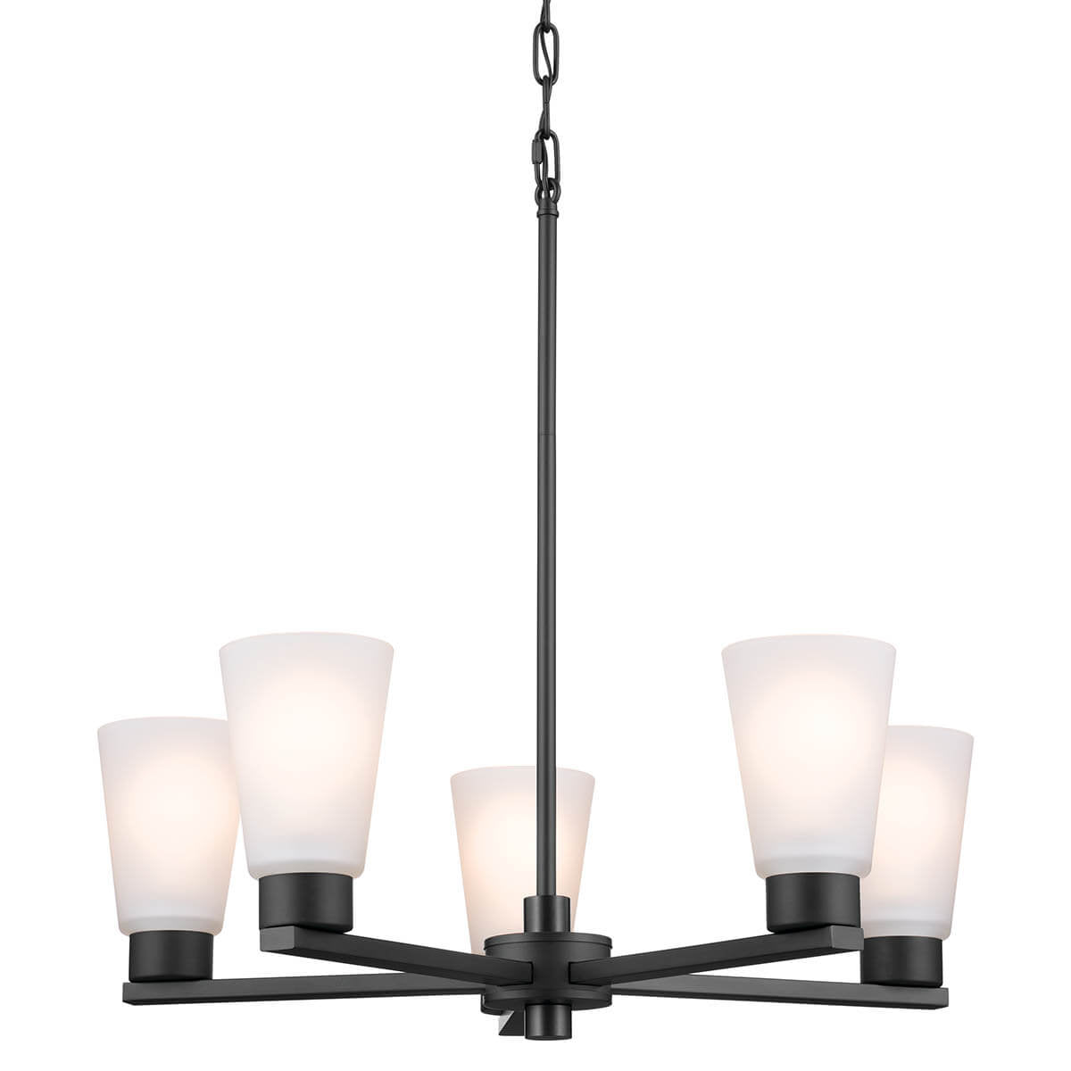 KICHLER-52436BKKICHLER Stamos 52436 24" 5-Light Chandelier