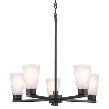 KICHLER-52436BKKICHLER Stamos 52436 24" 5-Light Chandelier
