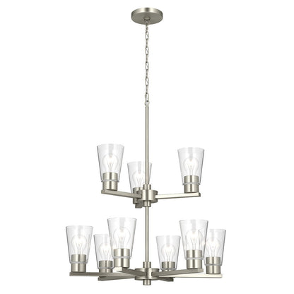 KICHLER-52438NICLRKICHLER Stamos 52438 24" 9-Light Chandelier