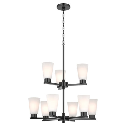KICHLER-52438BKKICHLER Stamos 52438 24" 9-Light Chandelier