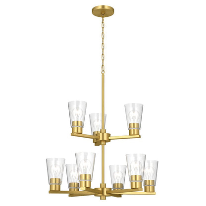 KICHLER-52438BGCLRKICHLER Stamos 52438 24" 9-Light Chandelier