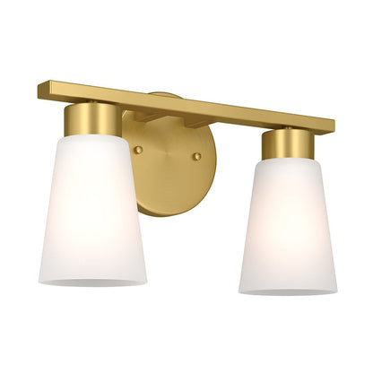 KICHLER-55120BGKICHLER Stamos 55120 2 Light Vanity Light with Frosted/Clear Glass