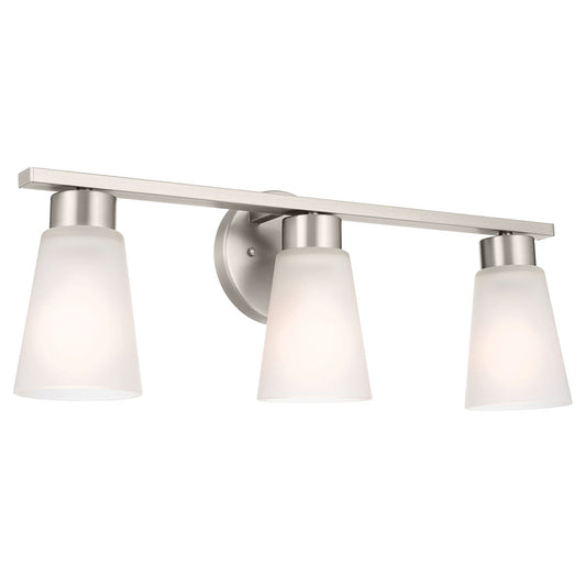 KICHLER-55121NIKICHLER Stamos 55121 3 Light Vanity Light with Frosted/Clear Glass