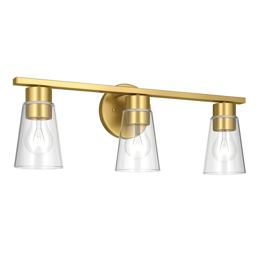 KICHLER-55121BGCLRKICHLER Stamos 55121 3 Light Vanity Light with Frosted/Clear Glass