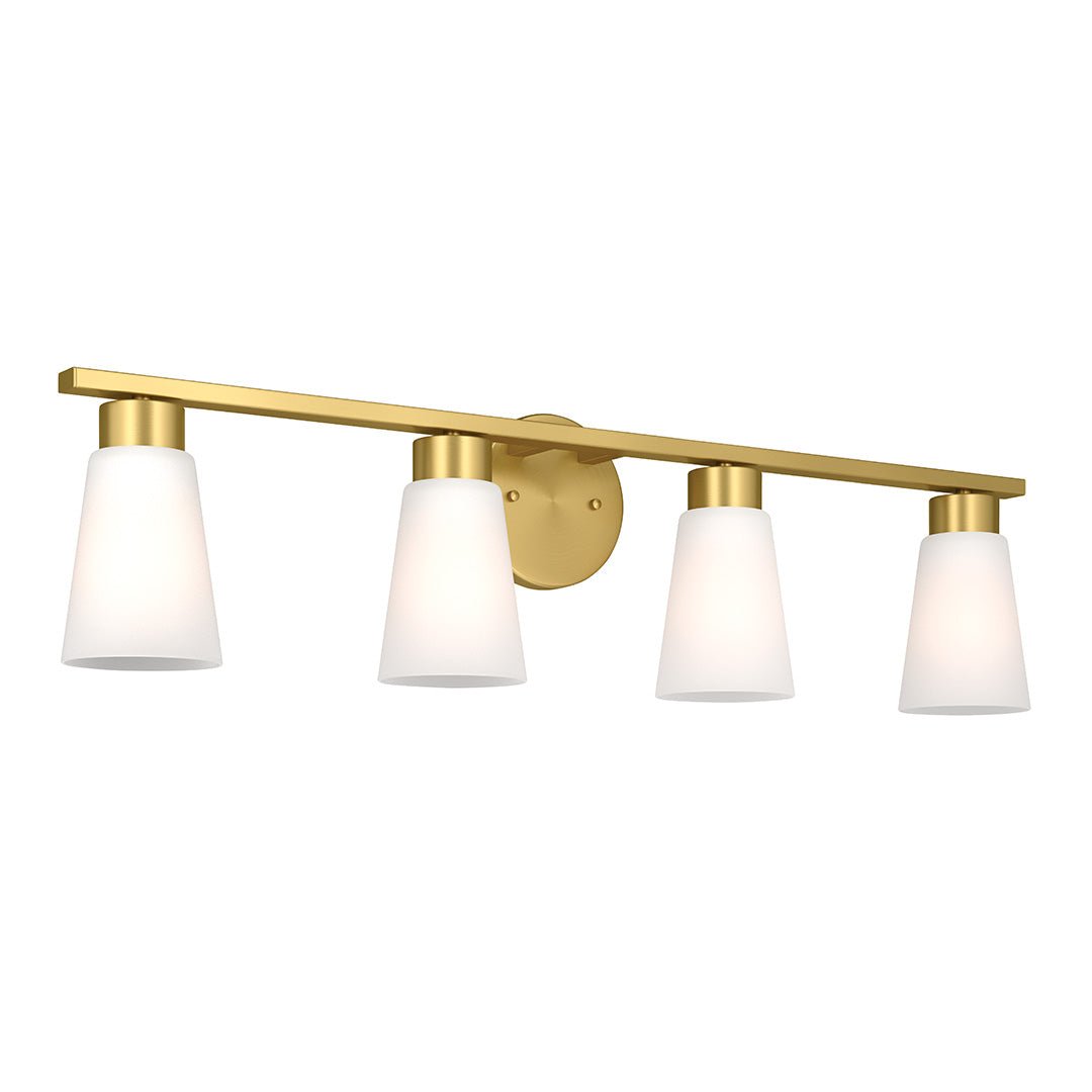KICHLER-55122BGKICHLER Stamos 55122 4 Light Vanity Light with Frosted/Clear Glass