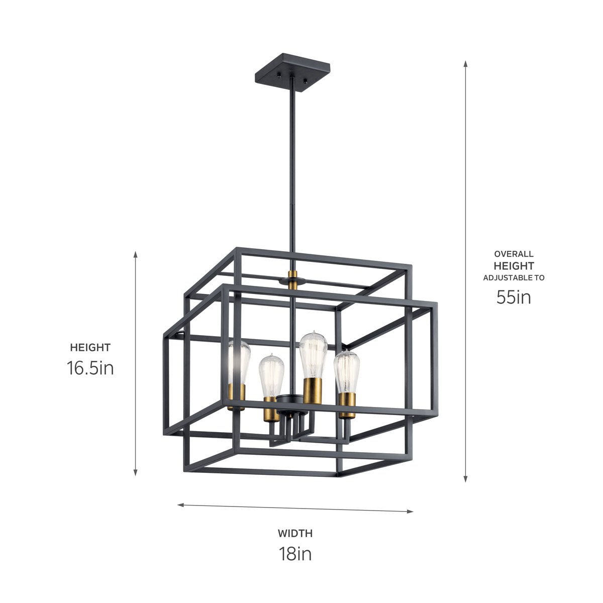 KICHLER-43984BKKICHLER Taubert Pendant