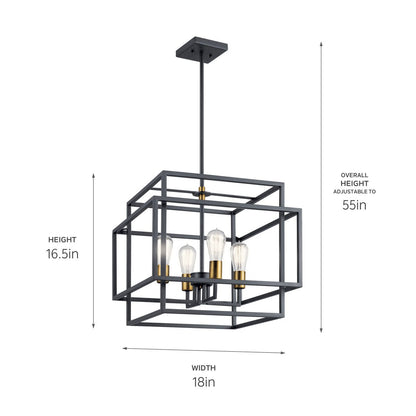 KICHLER-43984BKKICHLER Taubert Pendant