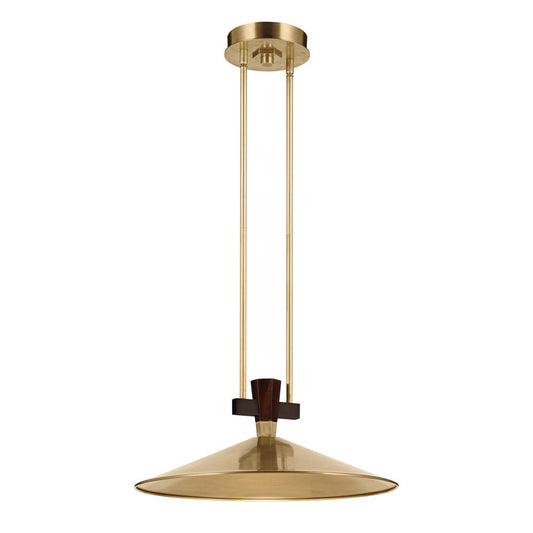 KICHLER Tenon 52832 8.5W LED 20" Pendant with Cone Shade 30K