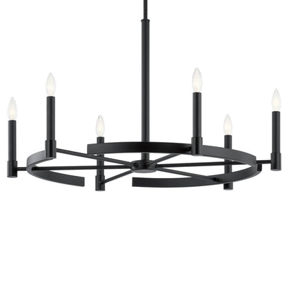KICHLER-52427BKKICHLER Tolani 52427 34" 6-Light Chandelier
