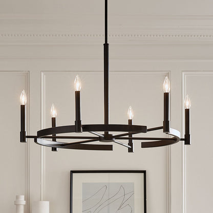 KICHLER-52427PNKICHLER Tolani 52427 34" 6-Light Chandelier