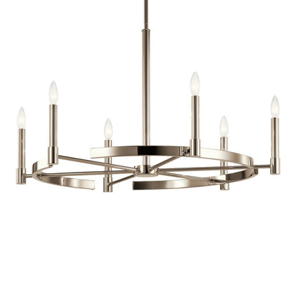 KICHLER-52427PNKICHLER Tolani 52427 34" 6-Light Chandelier