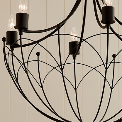 KICHLER-52462CHZKICHLER Topiary 52462 28.25" 6-Light Chandelier