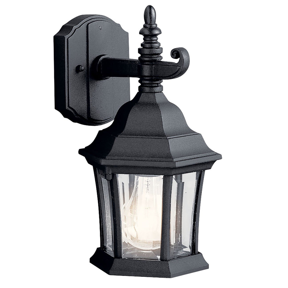 KICHLER-9788BKKICHLER Townhouse 9788 11.75" Outdoor Wall Light