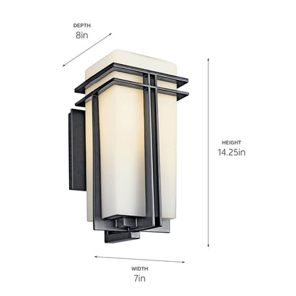 KICHLER-49201BKKICHLER Tremillo 49201 14.25" Outdoor Wall Light