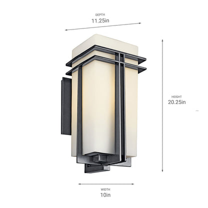 KICHLER-49203BKKICHLER Tremillo 49203 20.25" Outdoor Wall Light