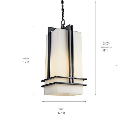 KICHLER-49205BKKICHLER Tremillo 49205 17" Outdoor Hanging Light