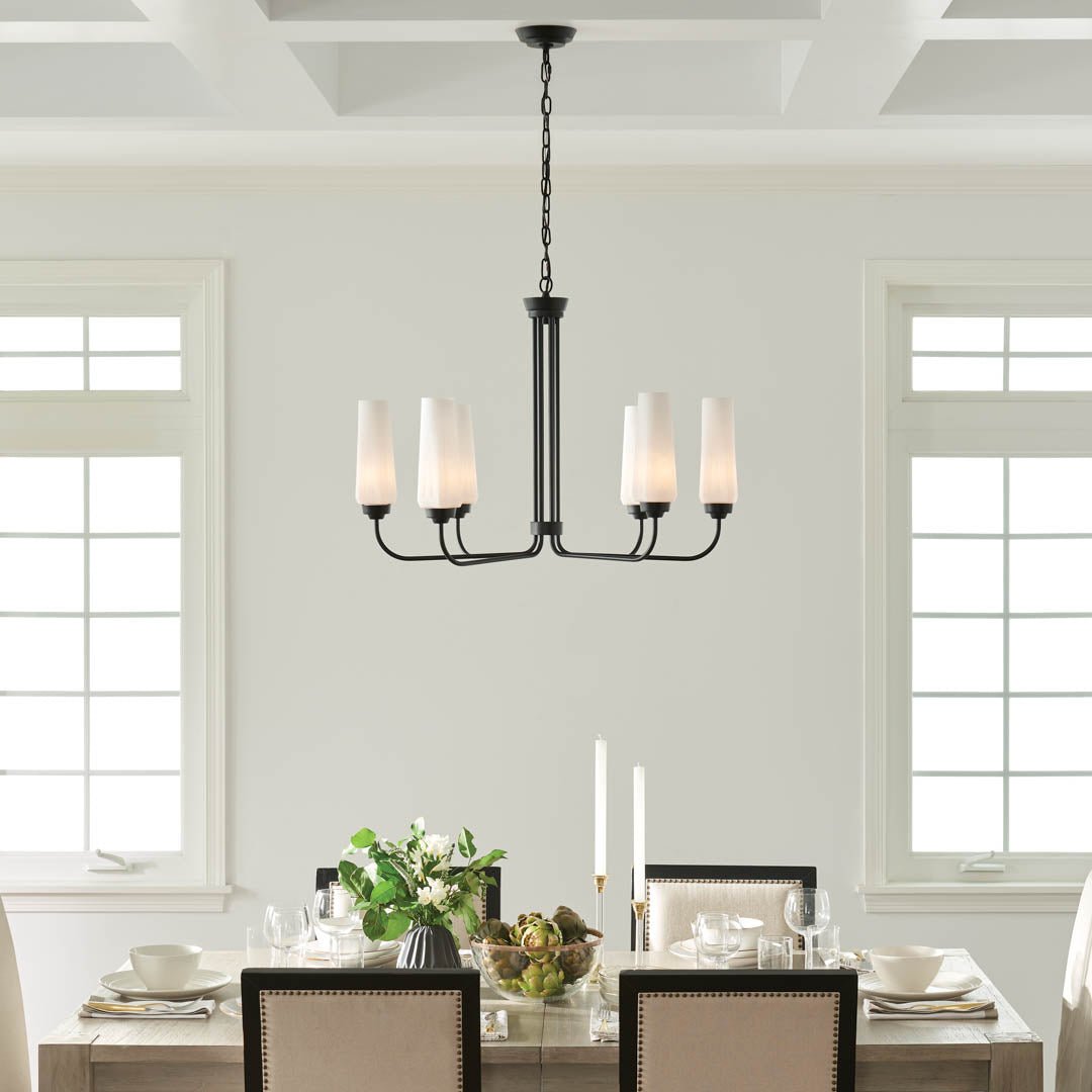 KICHLER-52480PNKICHLER Truby 52480 29.25" 6-Light Chandelier