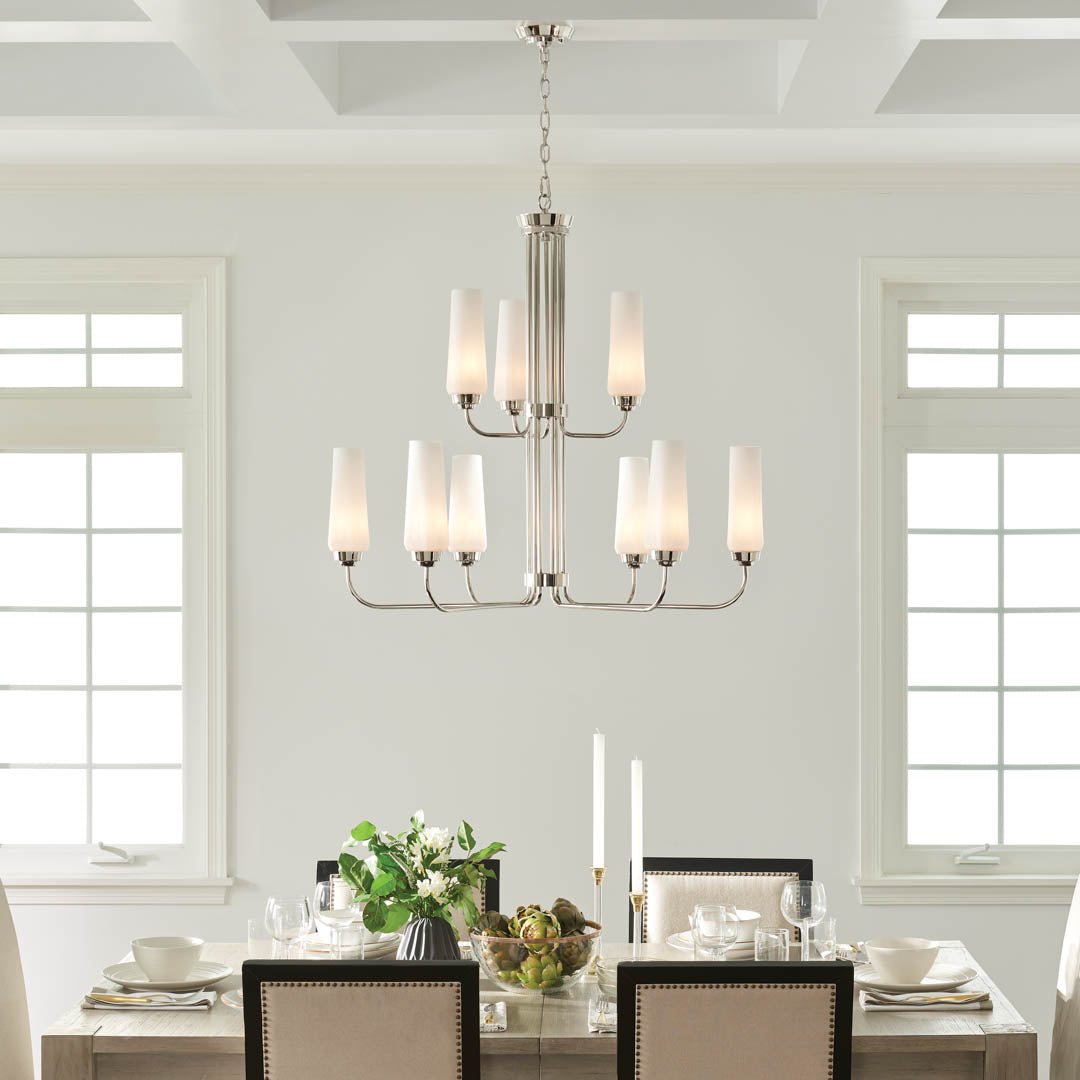 KICHLER-52482PNKICHLER Truby 52482 34" 9-Light Chandelier
