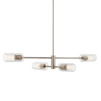 KICHLER-52681PNKICHLER Velestino 52681 5.25" 4-Light Linear Chandelier