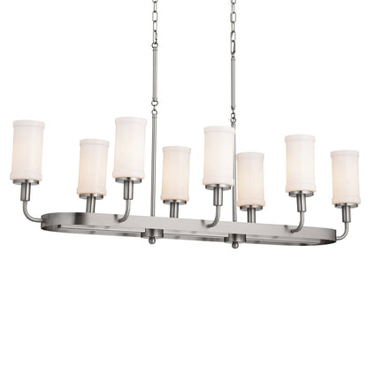 KICHLER-52453CLPKICHLER Vetivene 52453 17.5" 8-Light Linear Chandelier