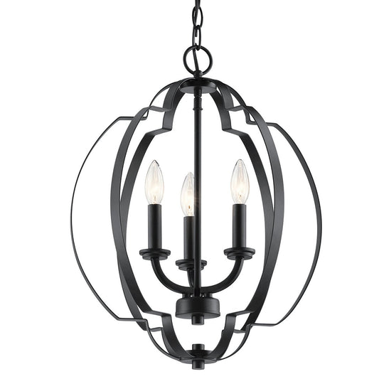 KICHLER-42140BKKICHLER Voleta 20.75" 3 Light Pendant
