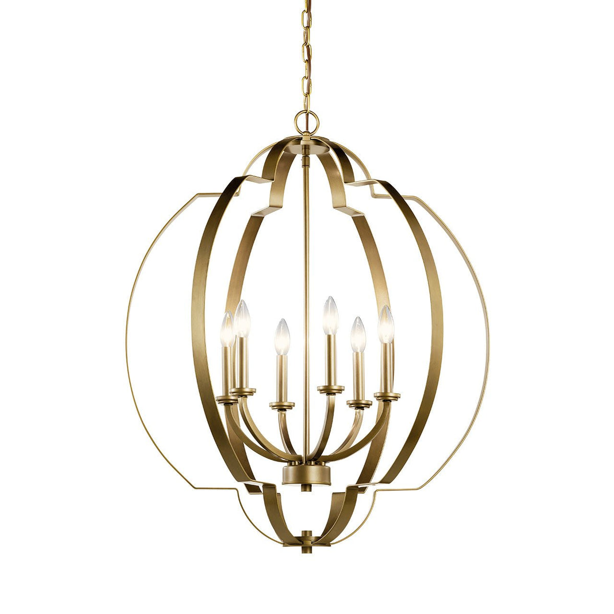 KICHLER-42139NBRKICHLER Voleta 42139 27.75" 6-Light Chandelier
