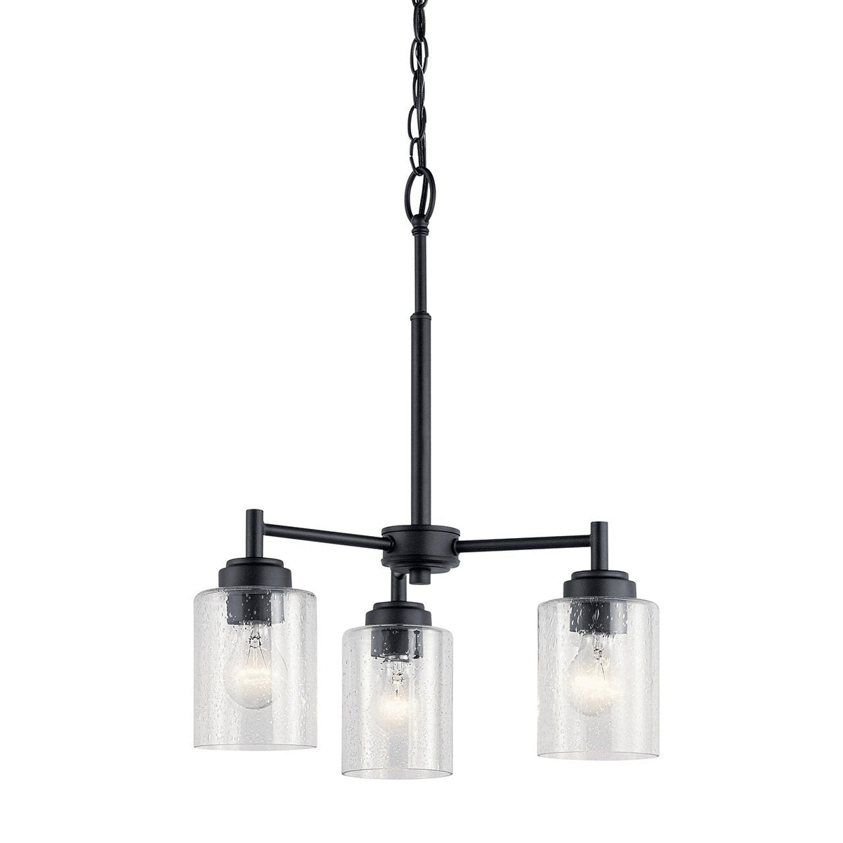 KICHLER-44029BKKICHLER Winslow 44029 18" 3-Light Chandelier
