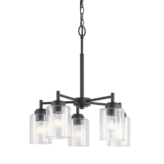 KICHLER-44030BKKICHLER Winslow 44030 19.75" 5-Light Chandelier