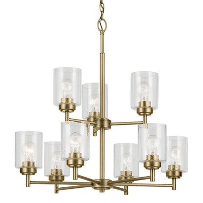 KICHLER-44031NBRKICHLER Winslow 44031 27" 9-Light Chandelier