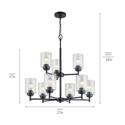 KICHLER-44031OZKICHLER Winslow 44031 27" 9-Light Chandelier