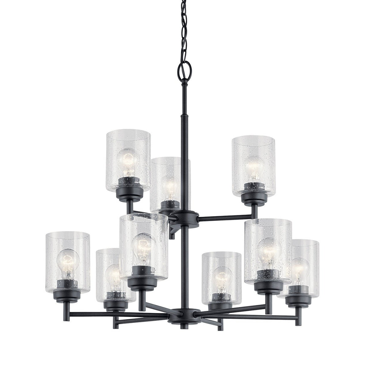 KICHLER-44031BKKICHLER Winslow 44031 27" 9-Light Chandelier