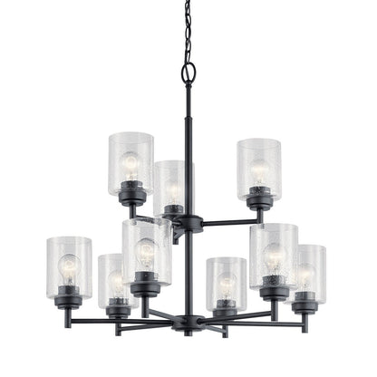 KICHLER-44031BKKICHLER Winslow 44031 27" 9-Light Chandelier