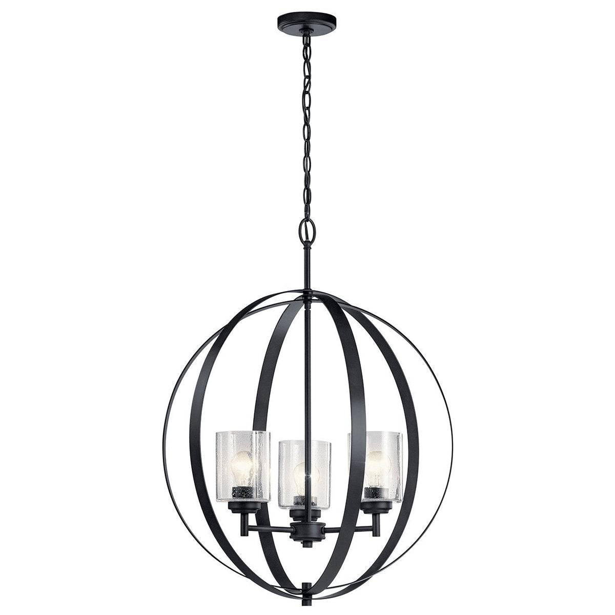 KICHLER-44034BKKICHLER Winslow 44034 24.5" 3-Light Chandelier