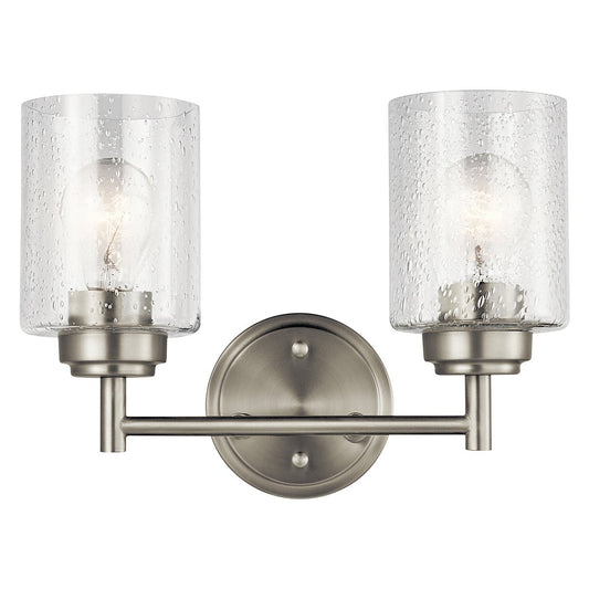 KICHLER-45885NIKICHLER Winslow 45885 2 Light Vanity Light with Clear Glass