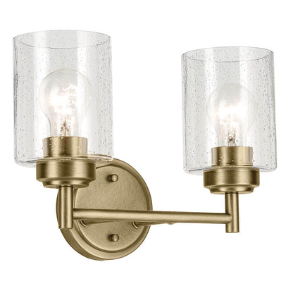 KICHLER-45885NBRKICHLER Winslow 45885 2 Light Vanity Light with Clear Glass