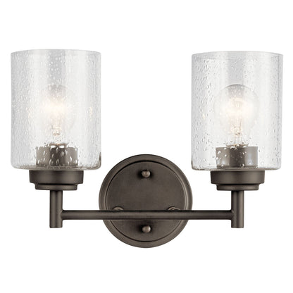KICHLER-45885OZKICHLER Winslow 45885 2 Light Vanity Light with Clear Glass
