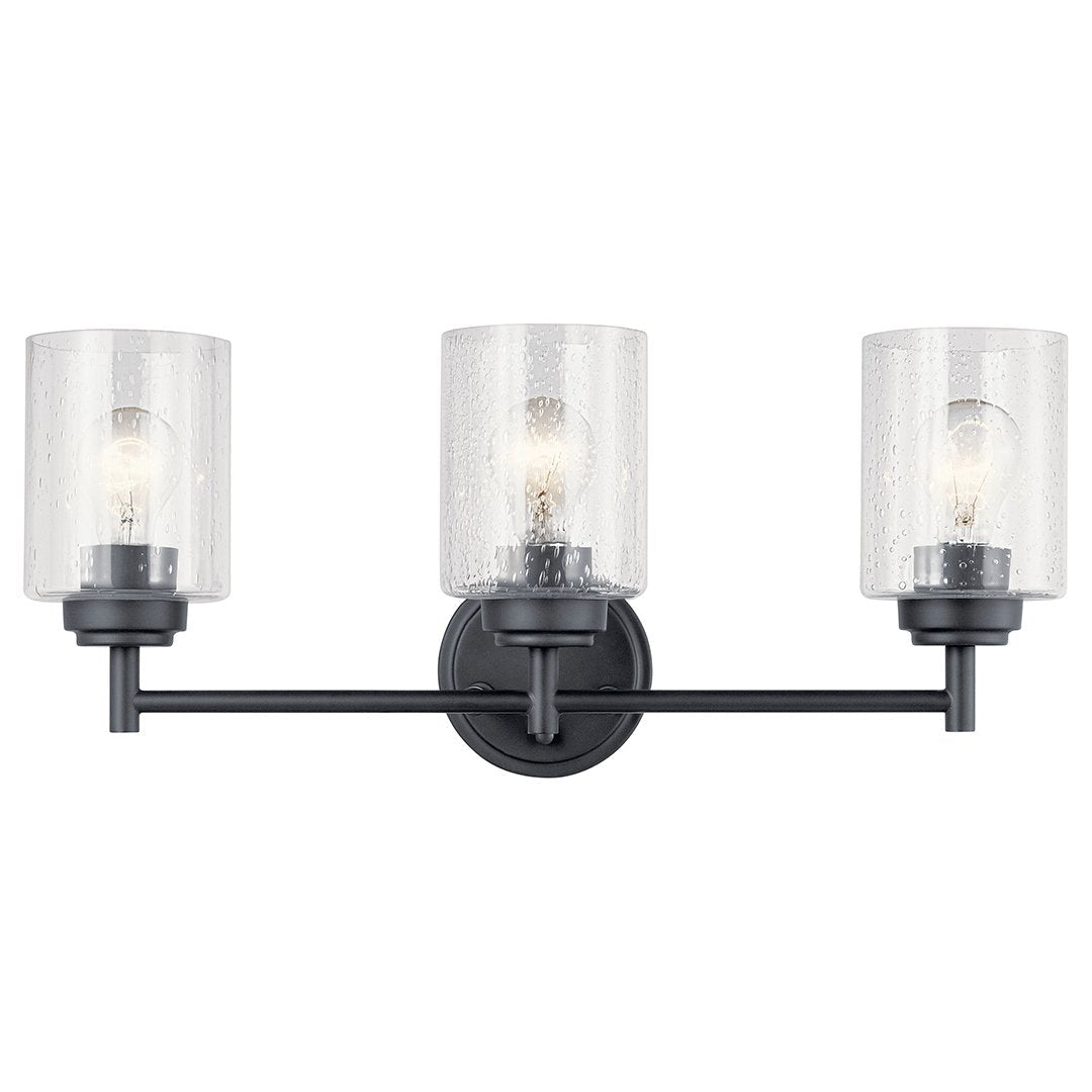 KICHLER-45886BKKICHLER Winslow 45886 3 Light Vanity Light with Clear Glass