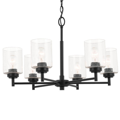 KICHLER-52616BKKICHLER Winslow 52616 26" 6-Light Chandelier