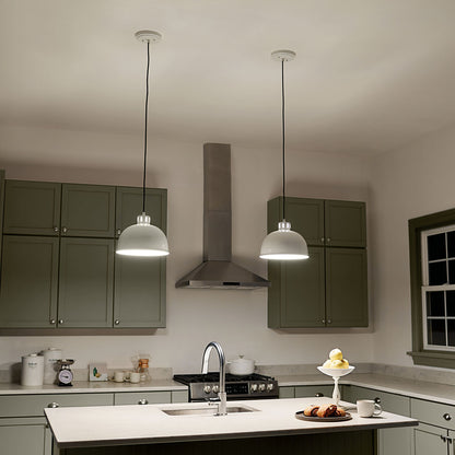 Night time Kichen image featuring Zailey pendant 52152WH