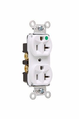 LEG-8300HWLegrand 8300HW 20A 125V Heavy Duty Hospital - Grade Duplex Receptacle