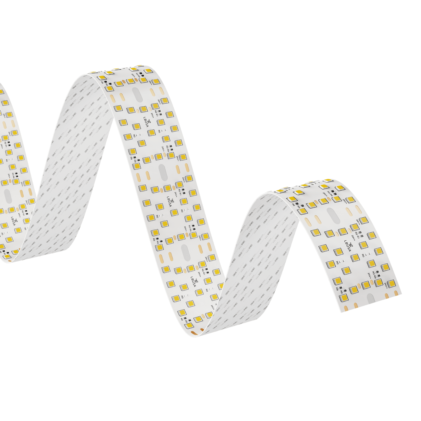 LBU-LB53280Light Blue WIDE - PCB - 24V 15W 9.8FT LED Tape 30K - 40K