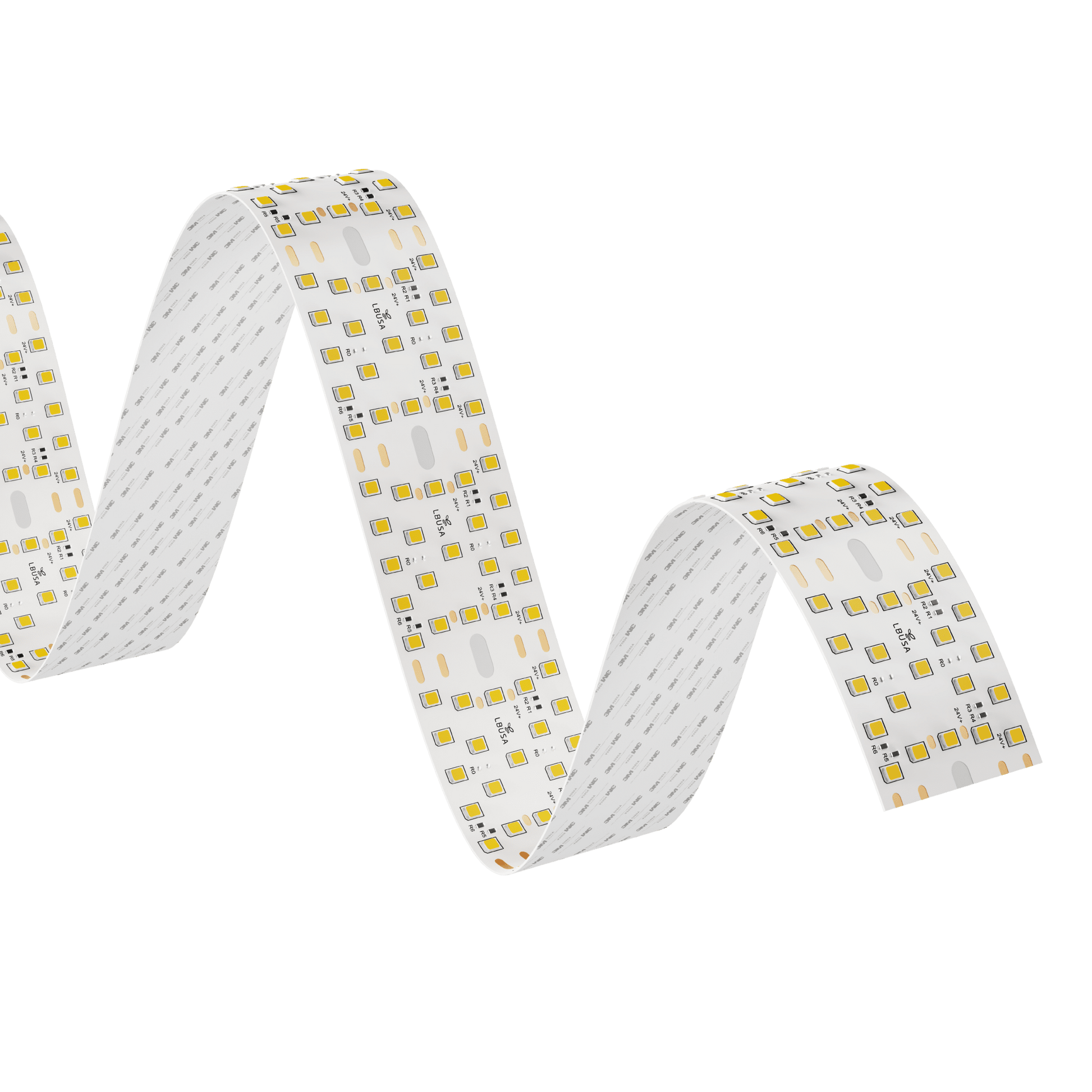 LBU-LB53280Light Blue WIDE - PCB - 24V 15W 9.8FT LED Tape 30K - 40K