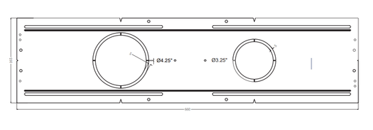 LBU-LB15156LightBlueUSA LB15156 New Construction Mounting Plate