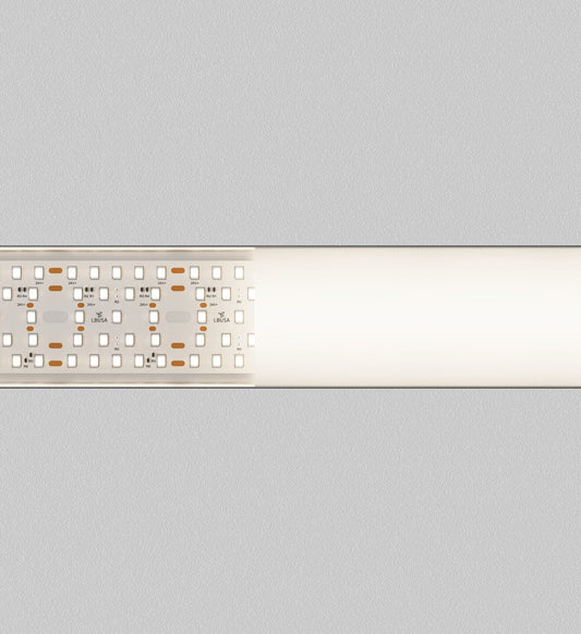 LBU-LB54158LightBlueUSA LB54158 Trimless Aluminum Profile For 2" Wide PCB Series Tape