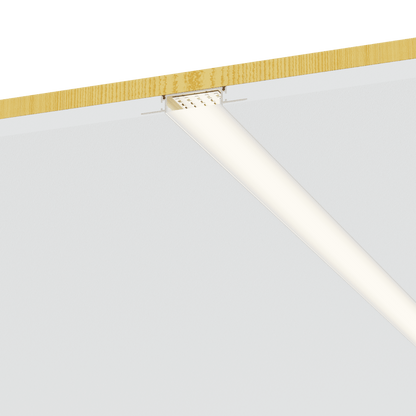 LBU-LB54158LightBlueUSA LB54158 Trimless Aluminum Profile For 2" Wide PCB Series Tape